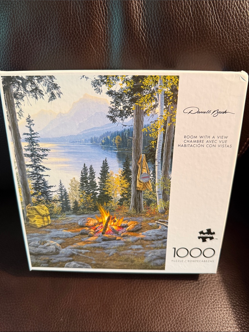 Darrell Bush Buffalo brand Room With a View. 1000 piece puzzle.